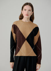 Oversized Argyle Sweater by Autumn Cashmere at Andrews