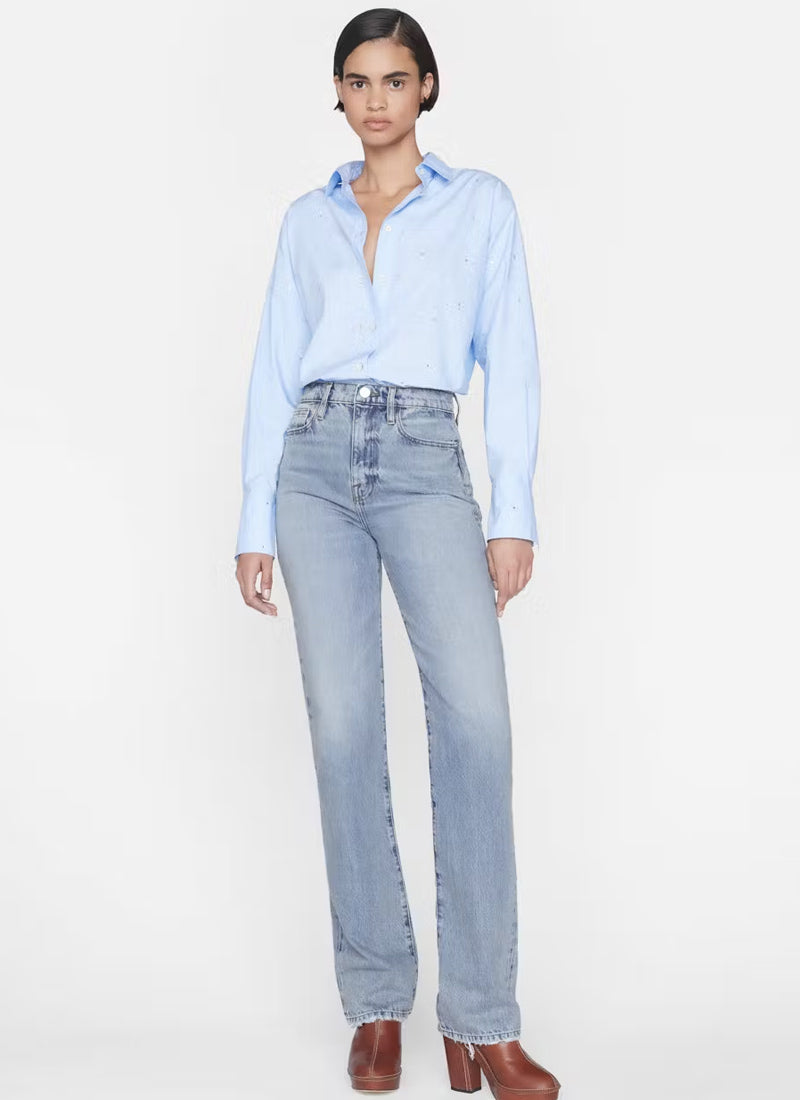 Frame The Oversized Rhinestone Shirt
