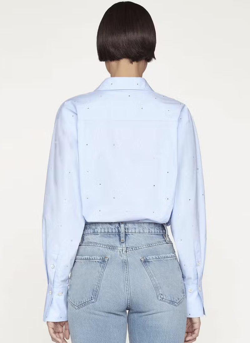Frame The Oversized Rhinestone Shirt