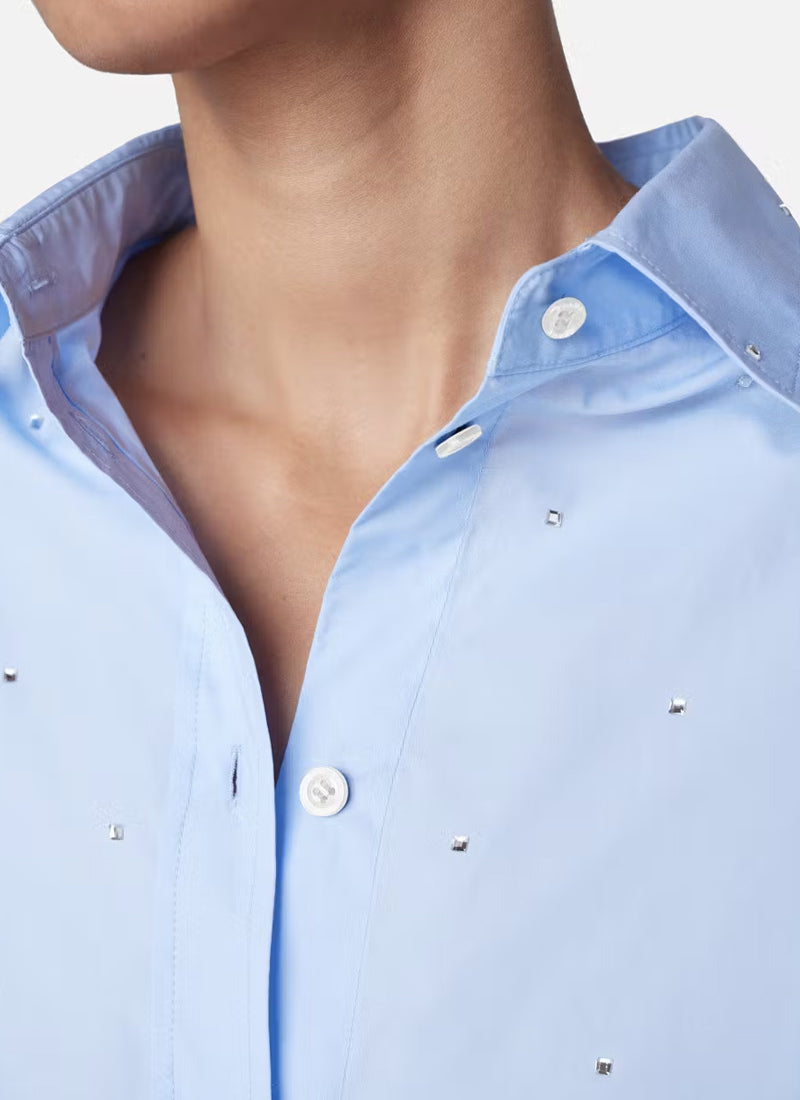 Frame The Oversized Rhinestone Shirt