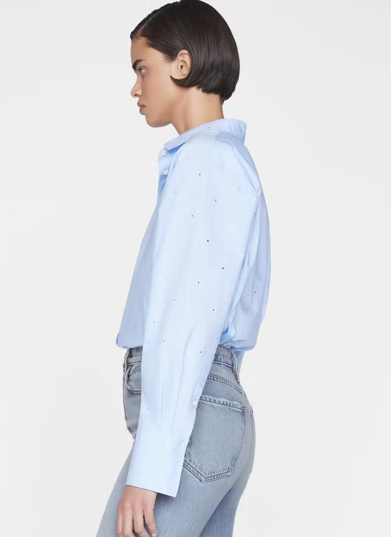Frame The Oversized Rhinestone Shirt