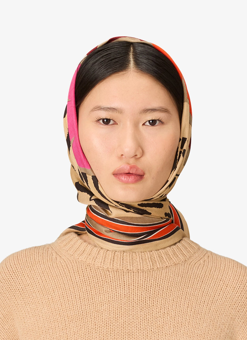 Panteo Tiger Silk Modal Scarf