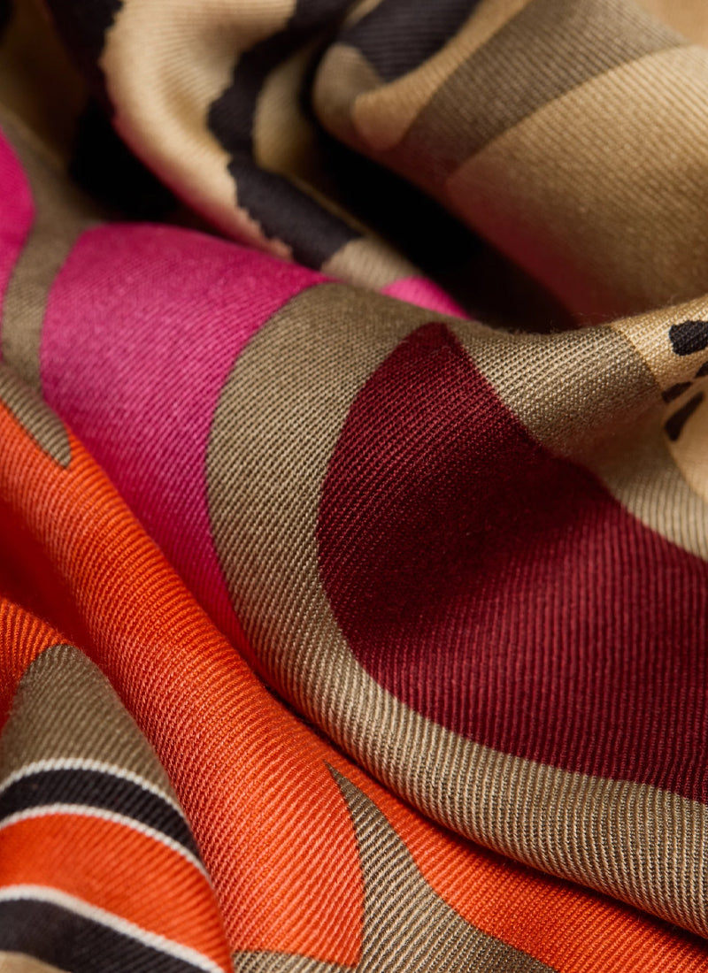 Panteo Tiger Silk Modal Scarf