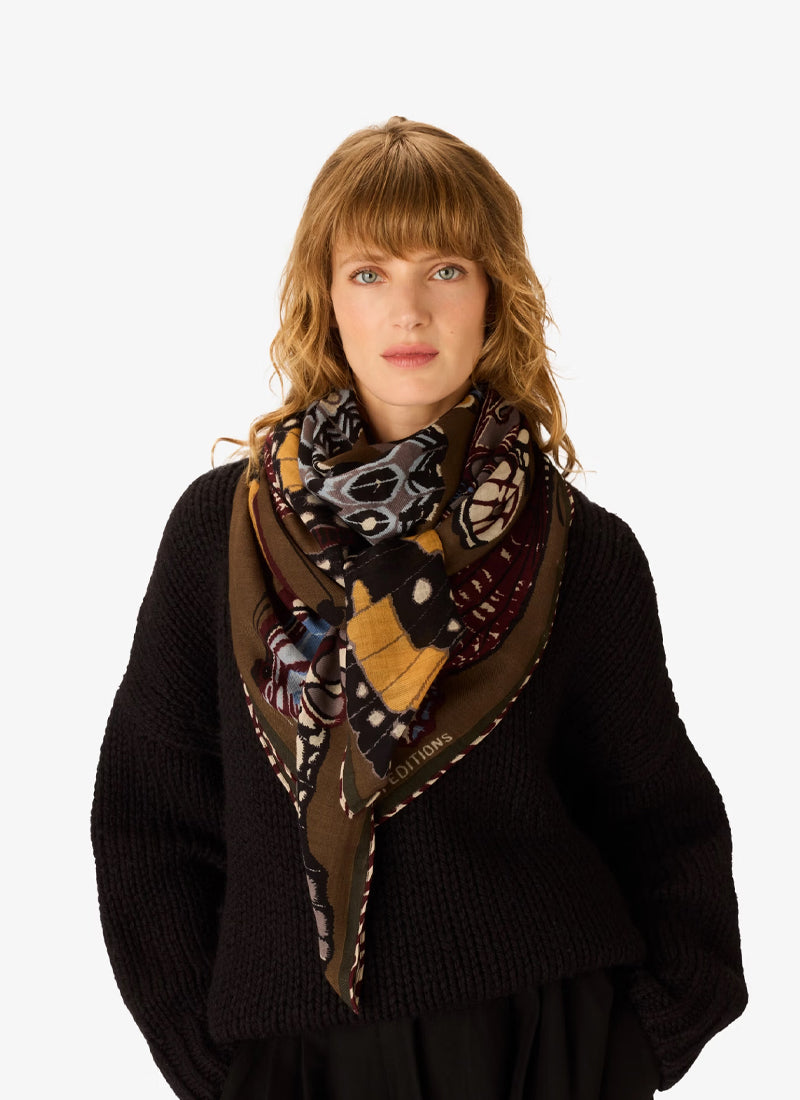 Papillons Butterfly Wool Scarf