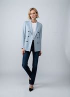 Parigi Svuotata Double Breasted Herringbone Blazer