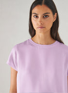 Short Sleeve Silk Crewneck Shirt 