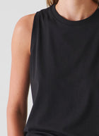 Patrick Assaraf Iconic Stretch Boyfriend Tank