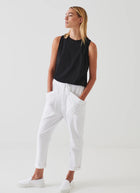 Patrick Assaraf Iconic Stretch Boyfriend Tank