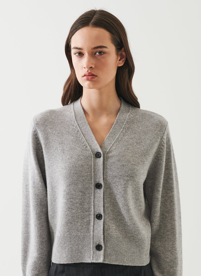 Merino Cashmere Classic Cardigan by Patrick Assaraf at Andrews