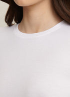Short Sleeve Cotton Modal Rib Crew Neck T-Shirt