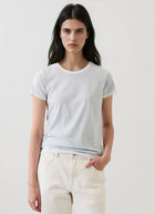 Patrick Assaraf Reverse Spray Lightweight Pima Cotton Classic T-Shirt