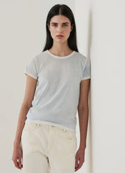Patrick Assaraf Reverse Spray Lightweight Pima Cotton Classic T-Shirt
