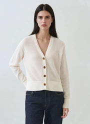 Patrick Assaraf Cotton Cashmere Relaxed Cardigan
