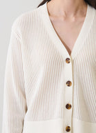 Patrick Assaraf Cotton Cashmere Relaxed Cardigan