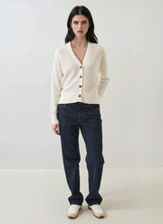Patrick Assaraf Cotton Cashmere Relaxed Cardigan