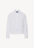 Patrick Assaraf Long Sleeve Cotton Boxy Shirt