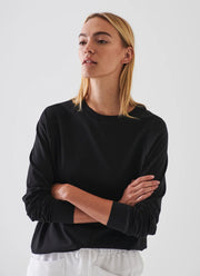 Patrick Assaraf Oversized Cotton Sweatshirt