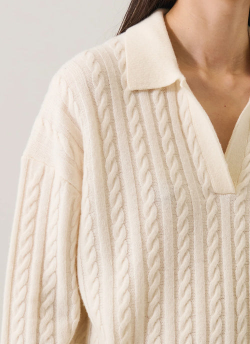 Patrick Assaraf Superfine Wool Cable Relaxed