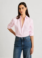 Patrick Assaraf Long Sleeve Cotton Relaxed Shirt
