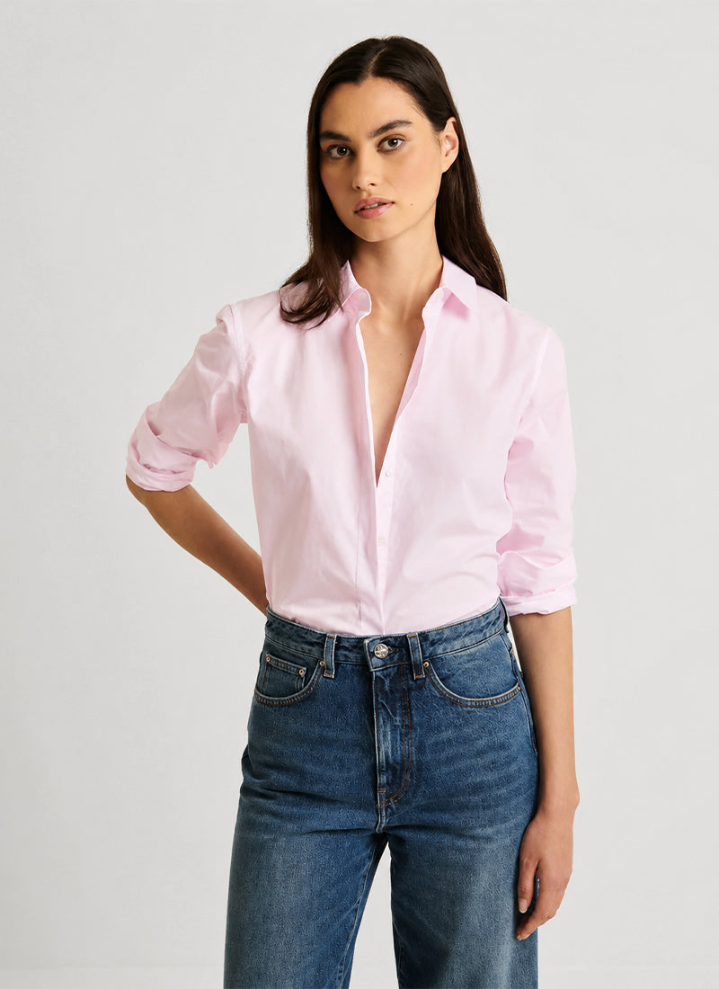 Long Sleeve Cotton Relaxed Shirt