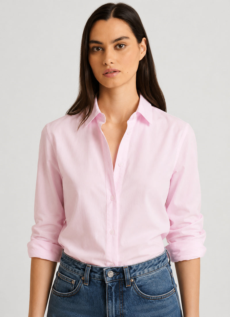 Long Sleeve Cotton Relaxed Shirt