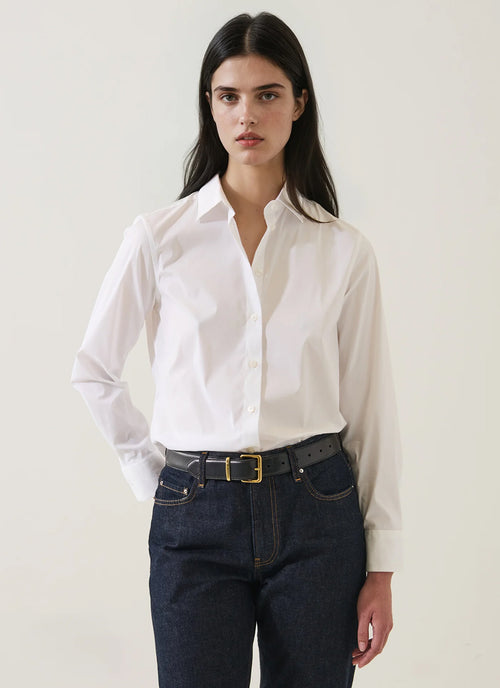 Cotton Stretch Classic Shirt by Patrick Assaraf