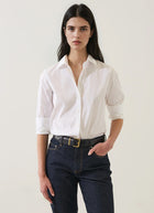 Patrick Assaraf Cotton Stretch Long Sleeve Classic Shirt