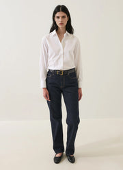 Patrick Assaraf Cotton Stretch Long Sleeve Classic Shirt
