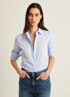 Patrick Assaraf Long Sleeve Cotton Relaxed Shirt