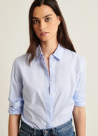Patrick Assaraf Long Sleeve Cotton Relaxed Shirt