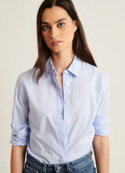 Patrick Assaraf Long Sleeve Cotton Relaxed Shirt