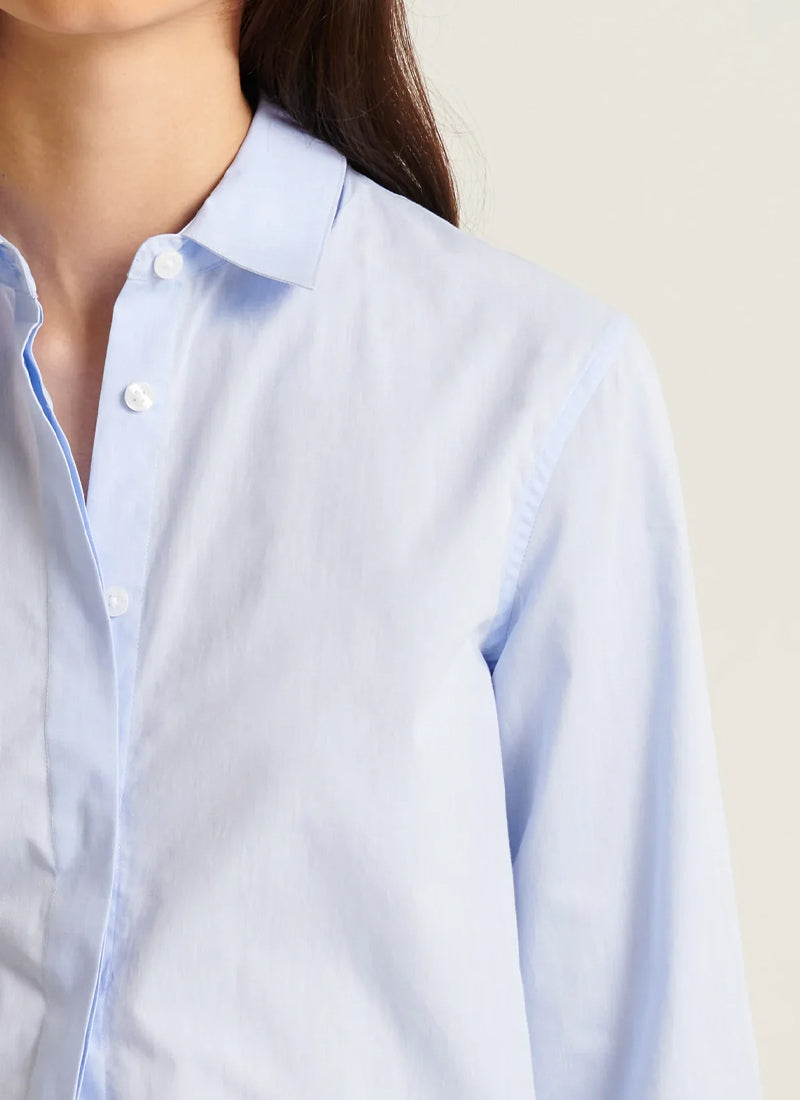 Patrick Assaraf Long Sleeve Cotton Relaxed Shirt