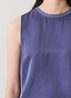 Patrick Assaraf Silk Crew Neck Tank