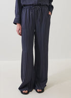 Patrick Assaraf Silk Drawstring Pant
