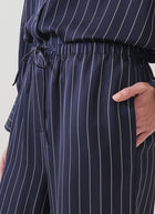 Patrick Assaraf Silk Drawstring Pant