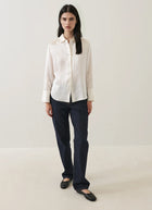 Long Sleeve Silk Satin Relaxed Shirt