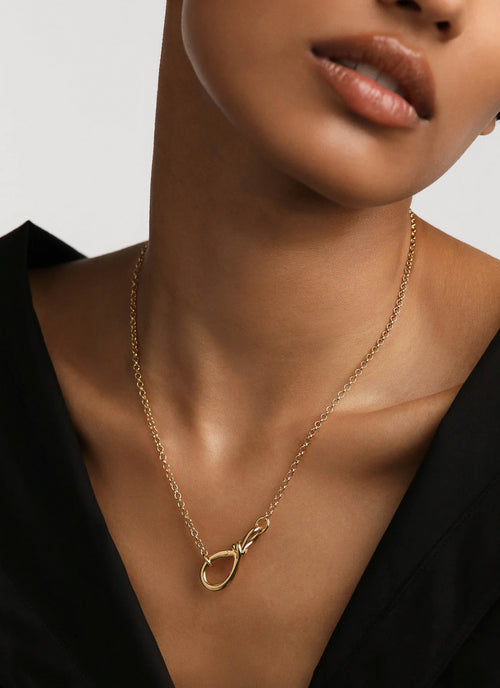 PDPAOLA Stacker Clasp Chain Necklace