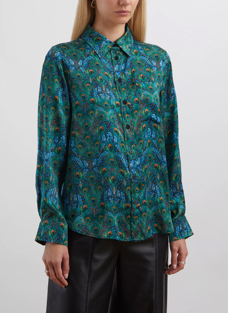 Peacock Manor Relaxed Shirt