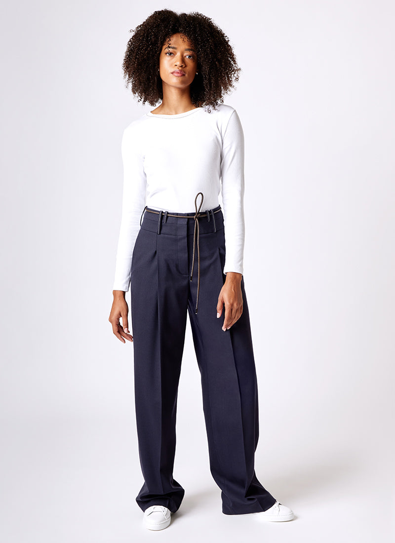 Peserico Wool Palazzo Pant