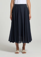 Peserico Cotton Voile Midi Skirt