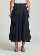 Peserico Cotton Voile Midi Skirt