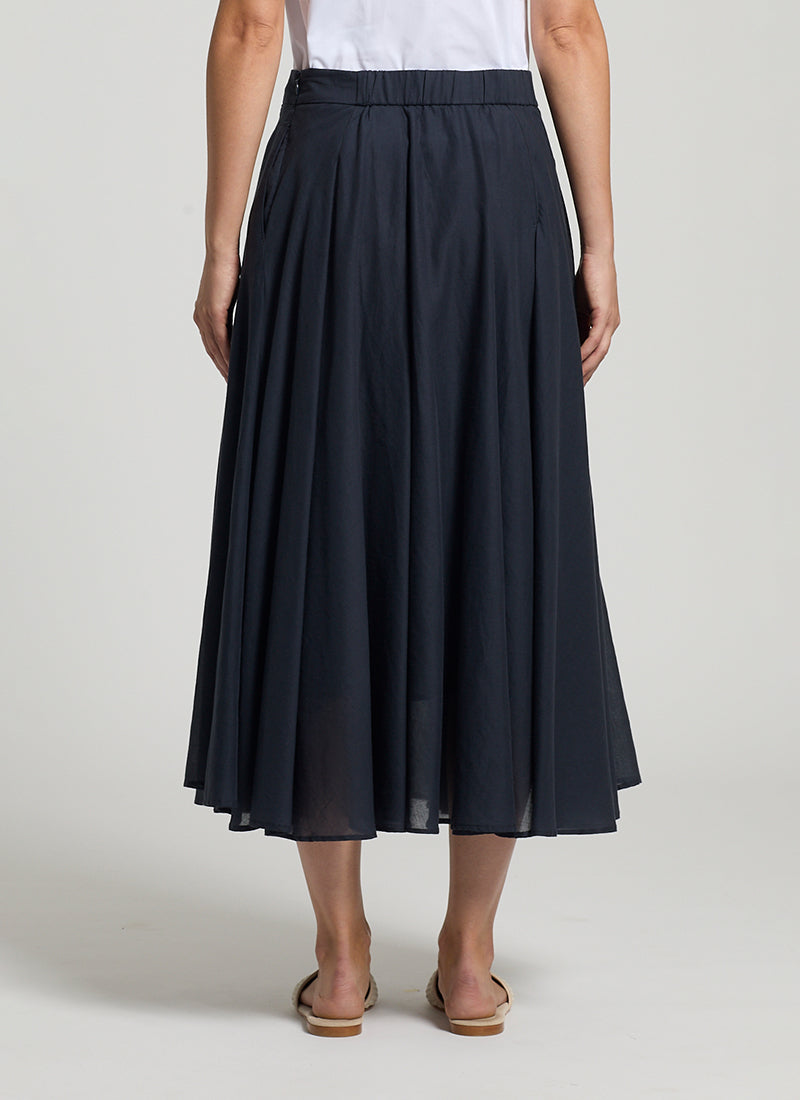 Peserico Cotton Voile Midi Skirt