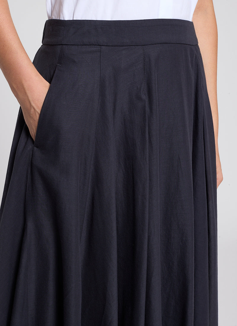 Peserico Cotton Voile Midi Skirt