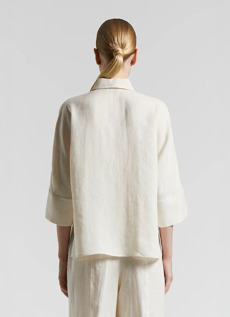 Peserico Elbow Linen Shirt