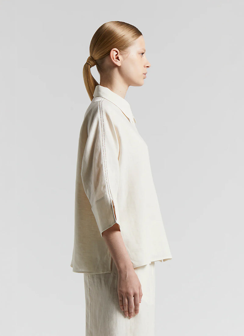 Peserico Elbow Linen Shirt