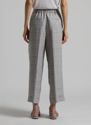 Peserico Glen Check Linen Trouser