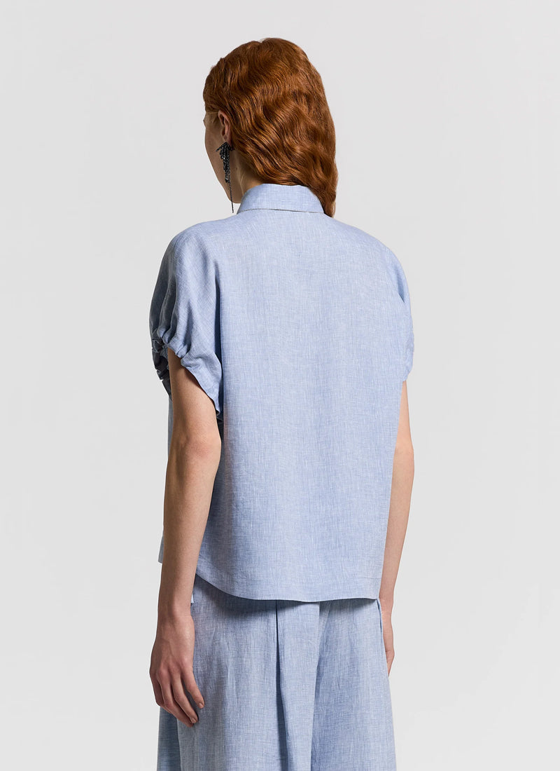 Peserico Lightweight Linen Canvas Shirt