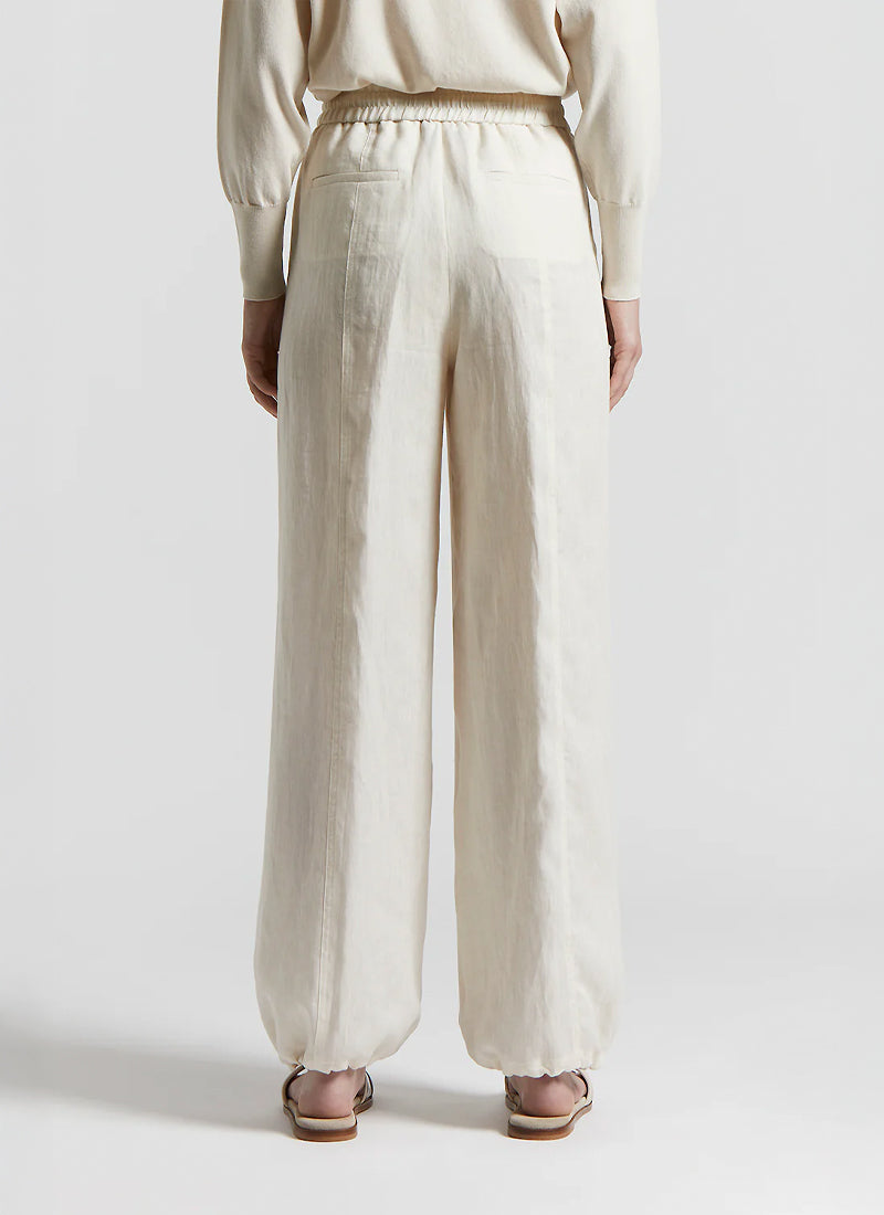 Peserico Linen Draw String Pant