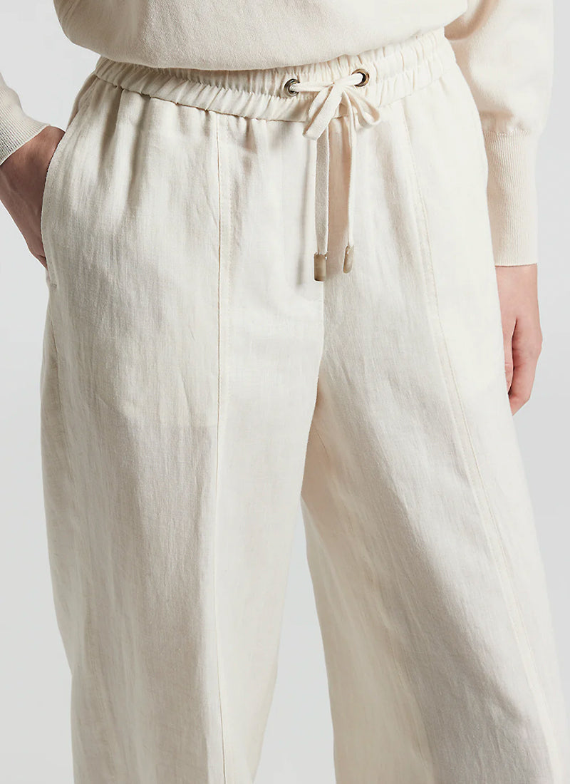 Peserico Linen Draw String Pant