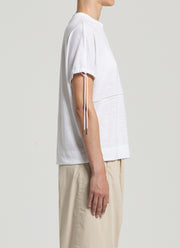 Peserico Linen Jersey Lurex Detail Top
